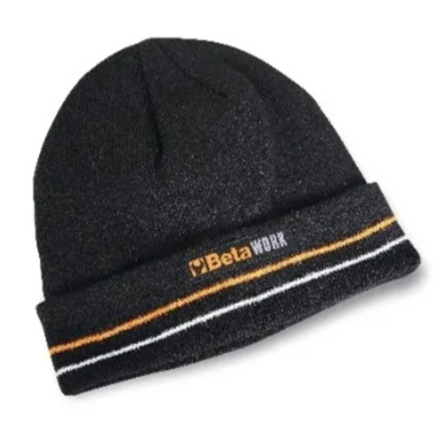 Vendita online Cappellino lana black con risvolto